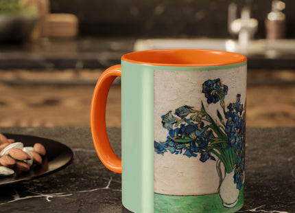 Irises by Vincent Van Gogh Colorful Mugs (11oz, 15oz)