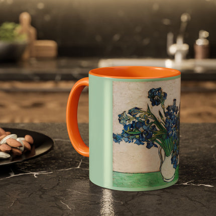 Irises by Vincent Van Gogh Colorful Mugs (11oz, 15oz)