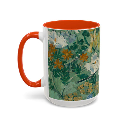 Flowers by August Babberger Colorful Mugs (11oz, 15oz)