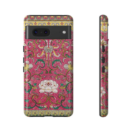 Pink Floral Pattern by Owen Jones Phone Cases