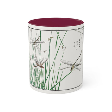 Dragonflies by Morimoto Toko Colorful Mugs, 11oz