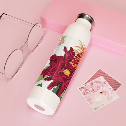 Dahlia by Tanigami Kônan Slim Water Bottle