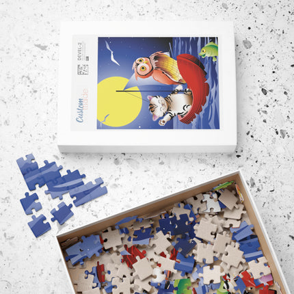 Embarking on a Moonlit Journey Puzzle (110, 252-piece)
