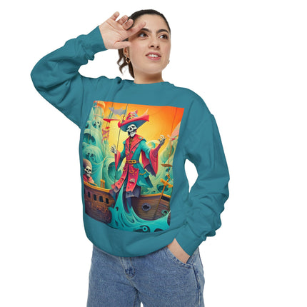 Skeleton Crew of the Misty Seas Unisex Garment-Dyed Sweatshirt