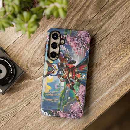 Cyberpunk Samurai Owl Phone Cases