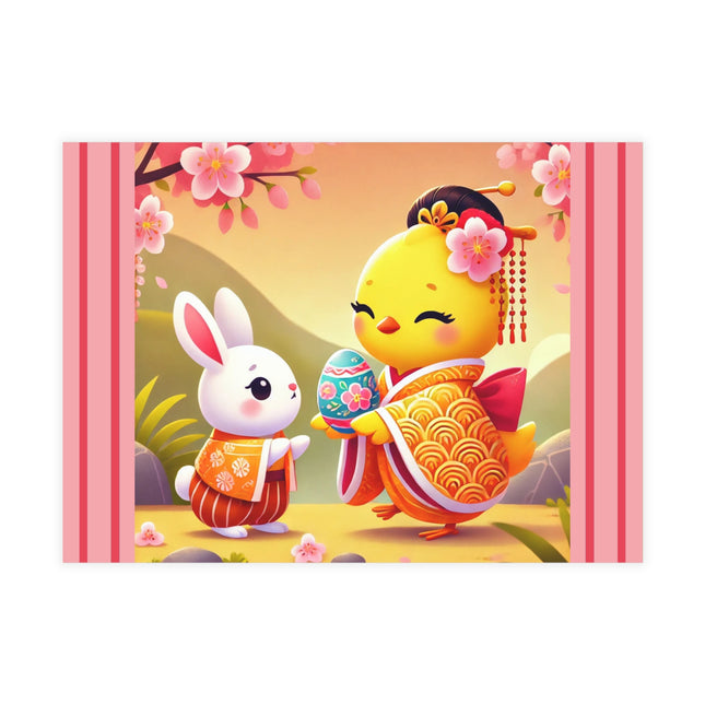 Whimsical Springtime Exchange Postcards (envelopes included) - Bundles of 10, 30, 50 Pieces