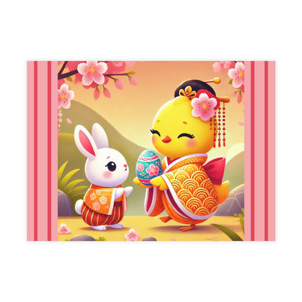 Whimsical Springtime Exchange Postcards (envelopes included) - Bundles of 10, 30, 50 Pieces