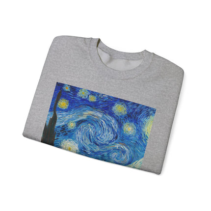 The Starry Night by Vincent Van Gogh Heavy Blend™ Crewneck Sweatshirt