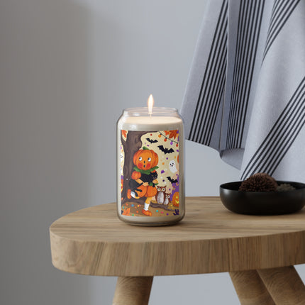 🎃🐈‍⬛ The Pumpkin Child’s Halloween Parade Scented Soy Candle – Whimsical Storybook Charm