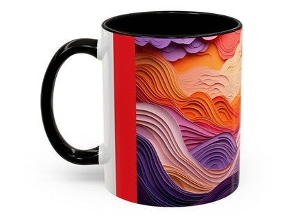 Dramatic Sunset Sky Colorful Mugs (11oz, 15oz)