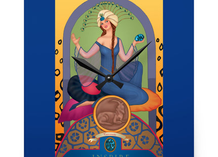 December & Tanzanite Zodiac Acrylic Wall Clock