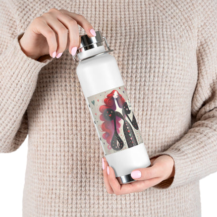 To My Valentine Copper Vacuum Insulated Bottle, 22oz