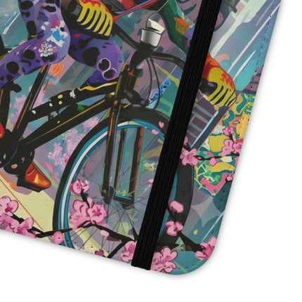 🐸🚵 Cyberpunk Frog Flip Case – High-Tech Adventure & Neon Velocity