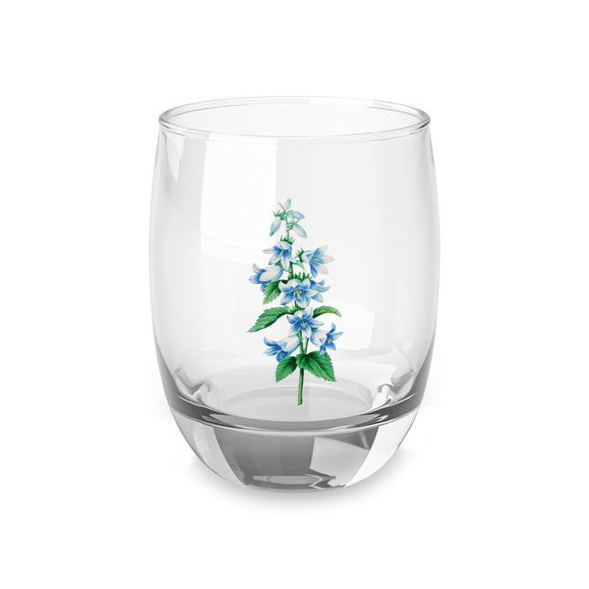 Bellflower botanical illustration by Pierre-Joseph Redouté Whiskey Glass