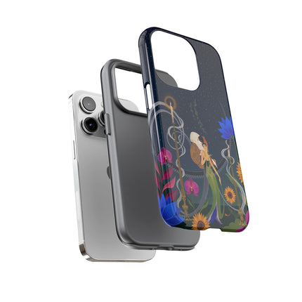 🌙🕯️ The Lady Of The Midnight Garden Phone Case – Art Deco Nocturne