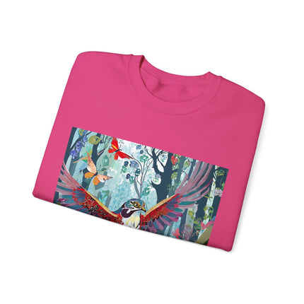 Colorful Raptor Unisex Heavy Blend™ Crewneck Sweatshirt