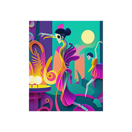 Dance of the Skeleton Ballerinas Fine Art Posters