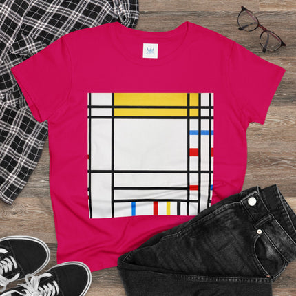 Place de la Concorde by Piet Mondrian Women's Midweight Cotton Tee