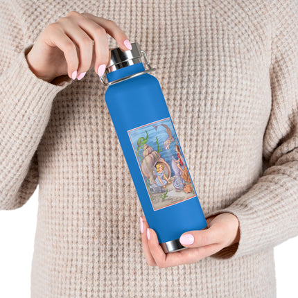 Fairy Whispers of the Sea Copper Vacuum Insulated Bottle, 22 oz