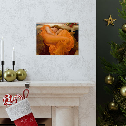 Flaming June by Frederic Leighton Matte Horizontal Posters