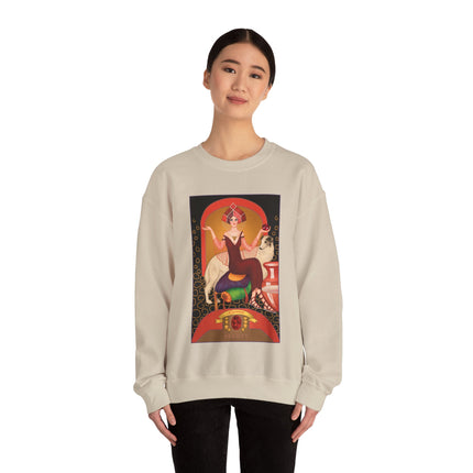 January & Garnet (from the Gem Series) by Sofia Chiostri Heavy Blend™ Crewneck Sweatshirt