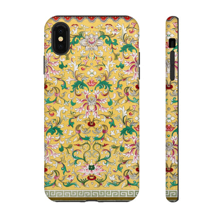 Yellow Botanical Pattern by Owen Jones Phone Cases
