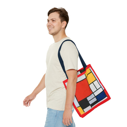 Composition with Red, Yellow, Blue, and Black by Piet Mondrian Tote Bag (AOP)