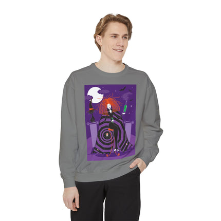 Mystic Elegance Unisex Garment-Dyed Sweatshirt