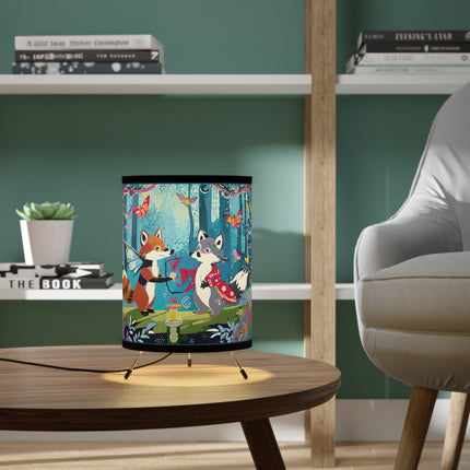 Whimsical Woodland Tripod Lamp