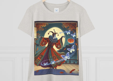 Court Magician with Ghost Butterflies Women's Midweight Cotton Tee