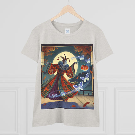 Court Magician with Ghost Butterflies Cotton Tee