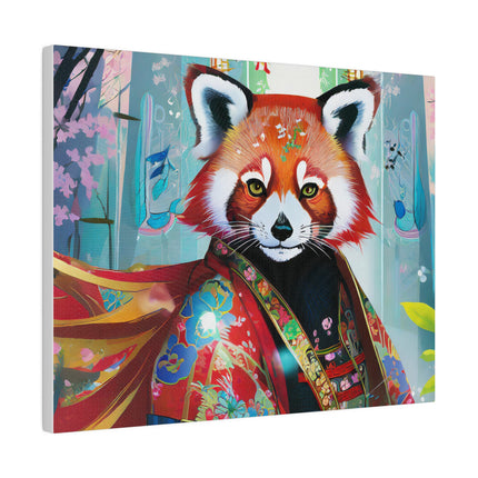Cybernetic Red Panda Matte Canvas, Stretched, 0.75"