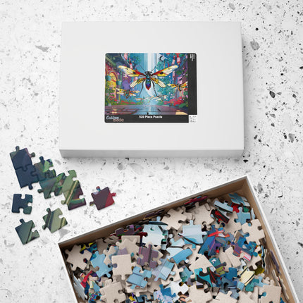 Neon Swarm Puzzle (110, 252, 520-piece)