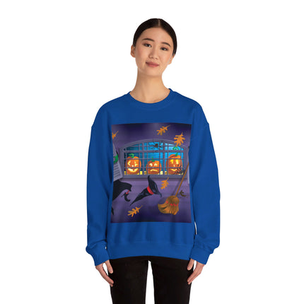 Whimsical Halloween Mischief Unisex Heavy Blend™ Crewneck Sweatshirt