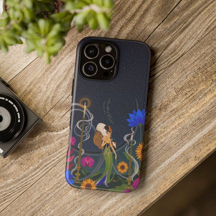 🌙🕯️ The Lady Of The Midnight Garden Phone Case – Art Deco Nocturne