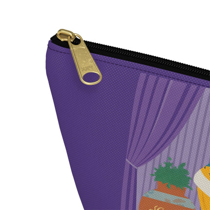 Golden Robe Cosmetic Bag – Elegant Drama & Timeless Sophistication