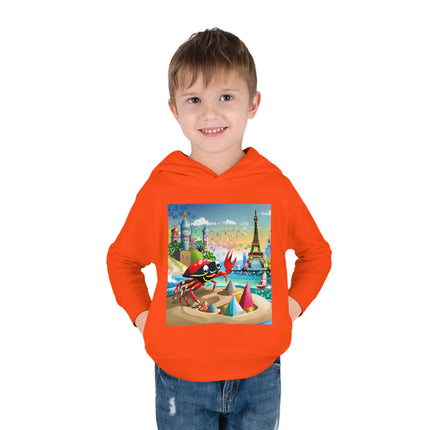 Crab Architect Toddler Pullover Fleece Hoodie
