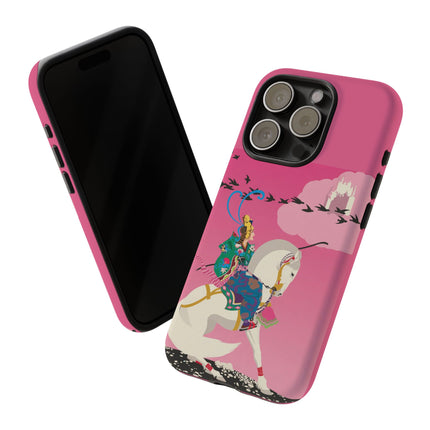 Samurai Princess on the White Steed Phone Case – Epic Grace & Mythic Power