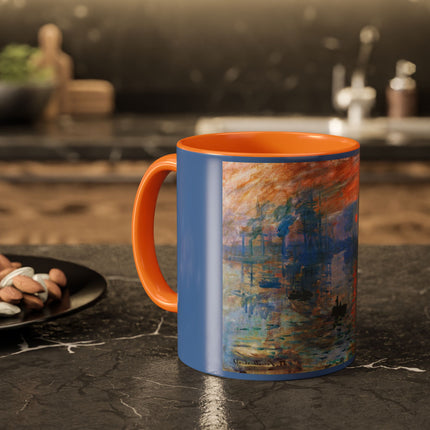 Sunrise by Claude Monet Colorful Mugs (11oz, 15oz)