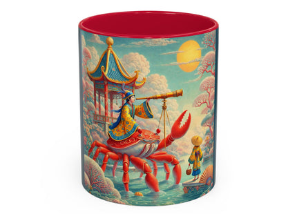 The Celestial Crab Navigator Colorful Mugs (11oz, 15oz)
