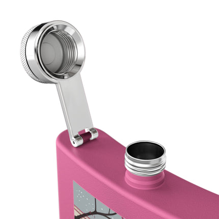 Snowfall Courtesan Flask – Whimsical Winter Elegance