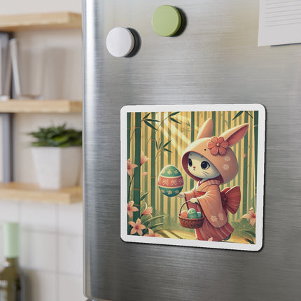 Geisha Kitten’s Easter Die-Cut Magnets (5 Sizes)