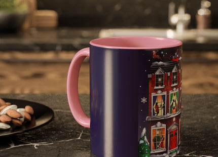 A Christmas Eve Celebration Colorful Mugs (11oz, 15oz)