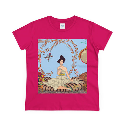 Minuit … ou l’appartement à la mode by George Barbier Women's Midweight Cotton Tee