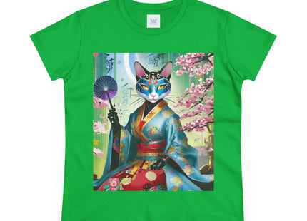 Cyberpunk Geisha Cotton Tee