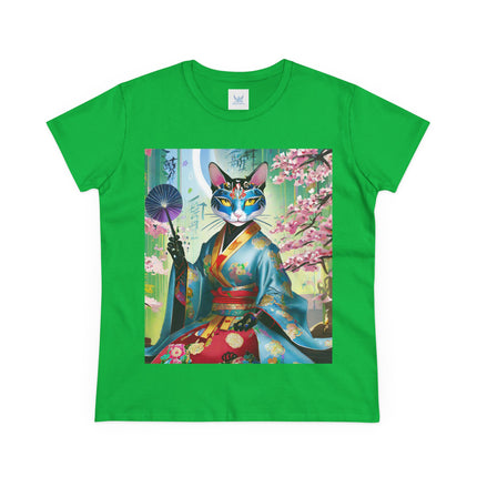 Cyberpunk Geisha Cotton Tee