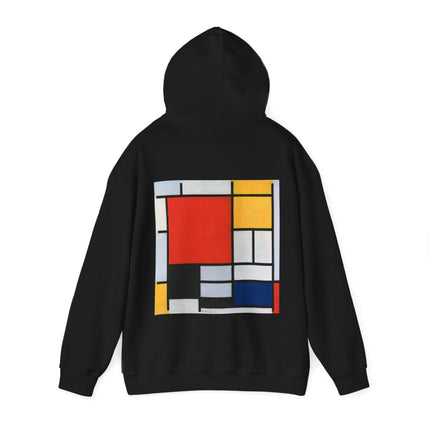 Composition with Red, Yellow, Blue, and Black by Piet Mondrian Heavy Blend™ Hooded Sweatshirt