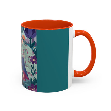 The Ladies Of The Secret Masquerade Colorful Mugs – Art Deco Floral Mystery