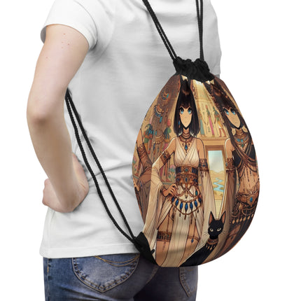 The Egyptian Priestess Cats Drawstring Bag – Temple Guardians & Ancient Grace