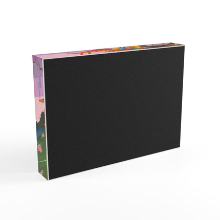 Elegance and Blooms Acrylic Art Block